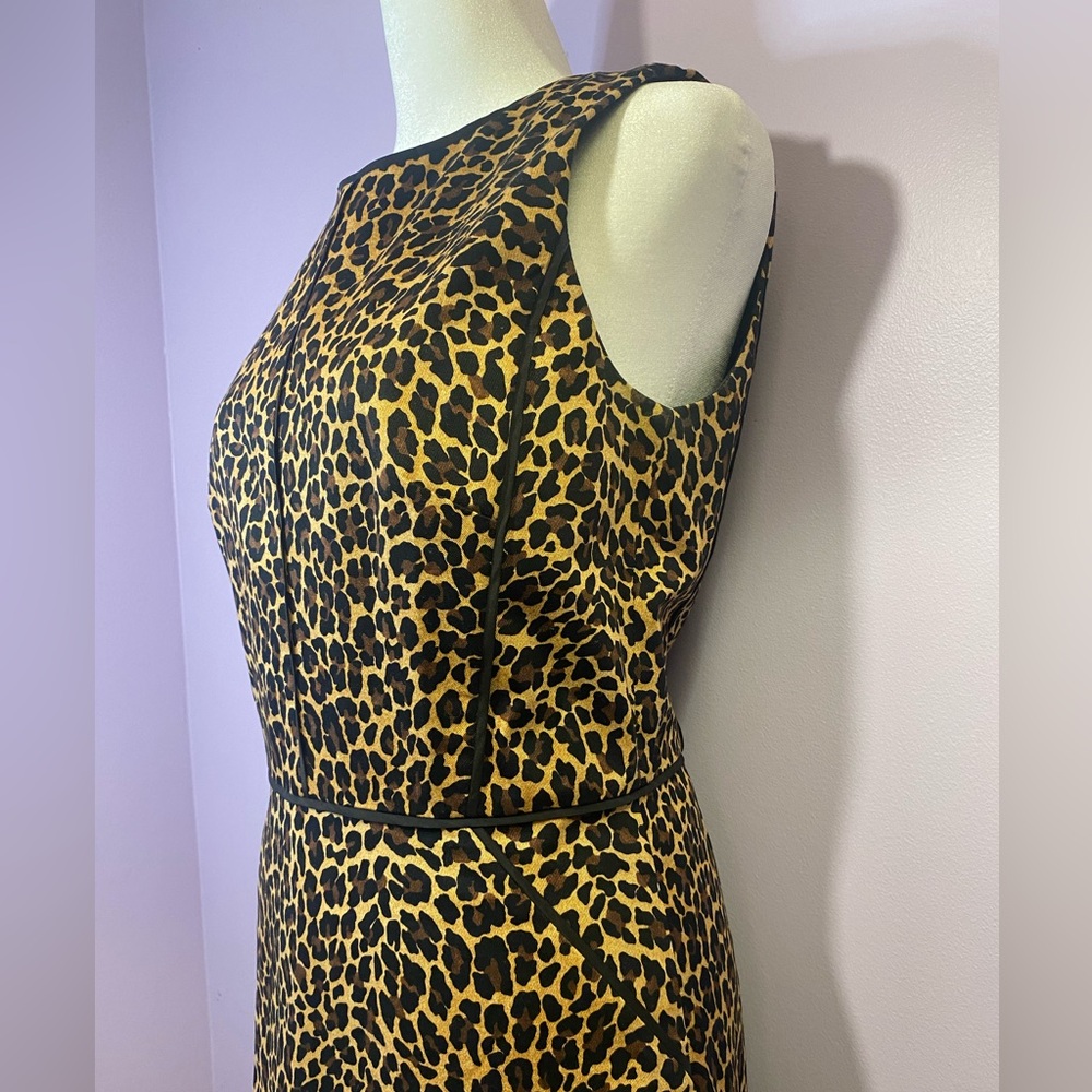 J.Crew leopard print dress, size 2, EUC